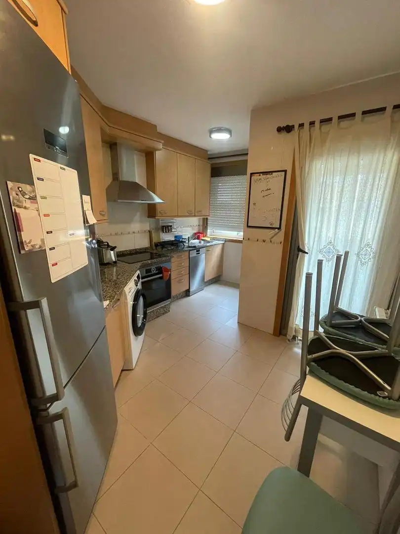 Cocina de Piso de alquiler en Bueu con Calefacción, Parquet y Amueblado