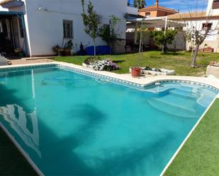 Swimming pool of House or chalet for sale in Salteras  with Air Conditioner, Terrace and Swimming Pool