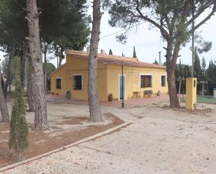 Exterior view of Country house for sale in Villena  with Private garden, Terrace and Storage room