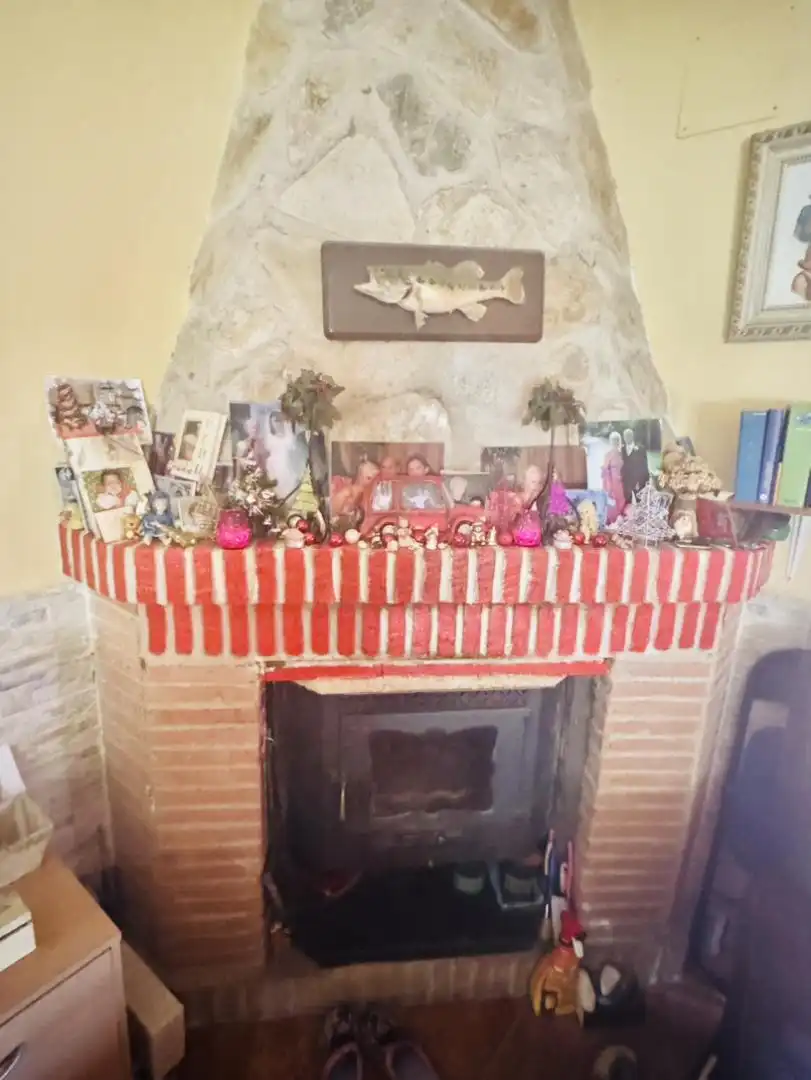 Houses for sale in Calle Ciudad Real, 280, El Casar de Escalona Living room of Houses for sale in El Casar de Escalona with Air Conditioner, Terrace and Swimming Pool