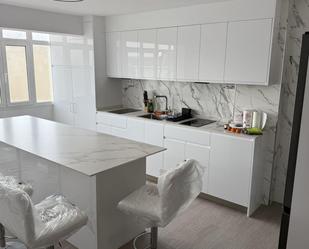 Kitchen of Flat to share in Avilés  with Parquet flooring, Terrace and Furnished