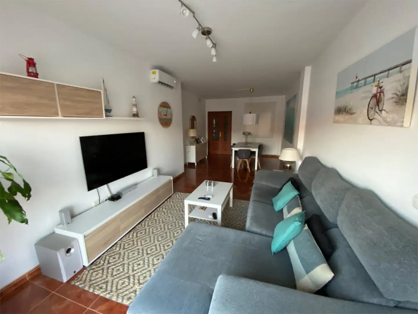 Living room of Flat for sale in Villanueva de Algaidas  with Air Conditioner and Balcony