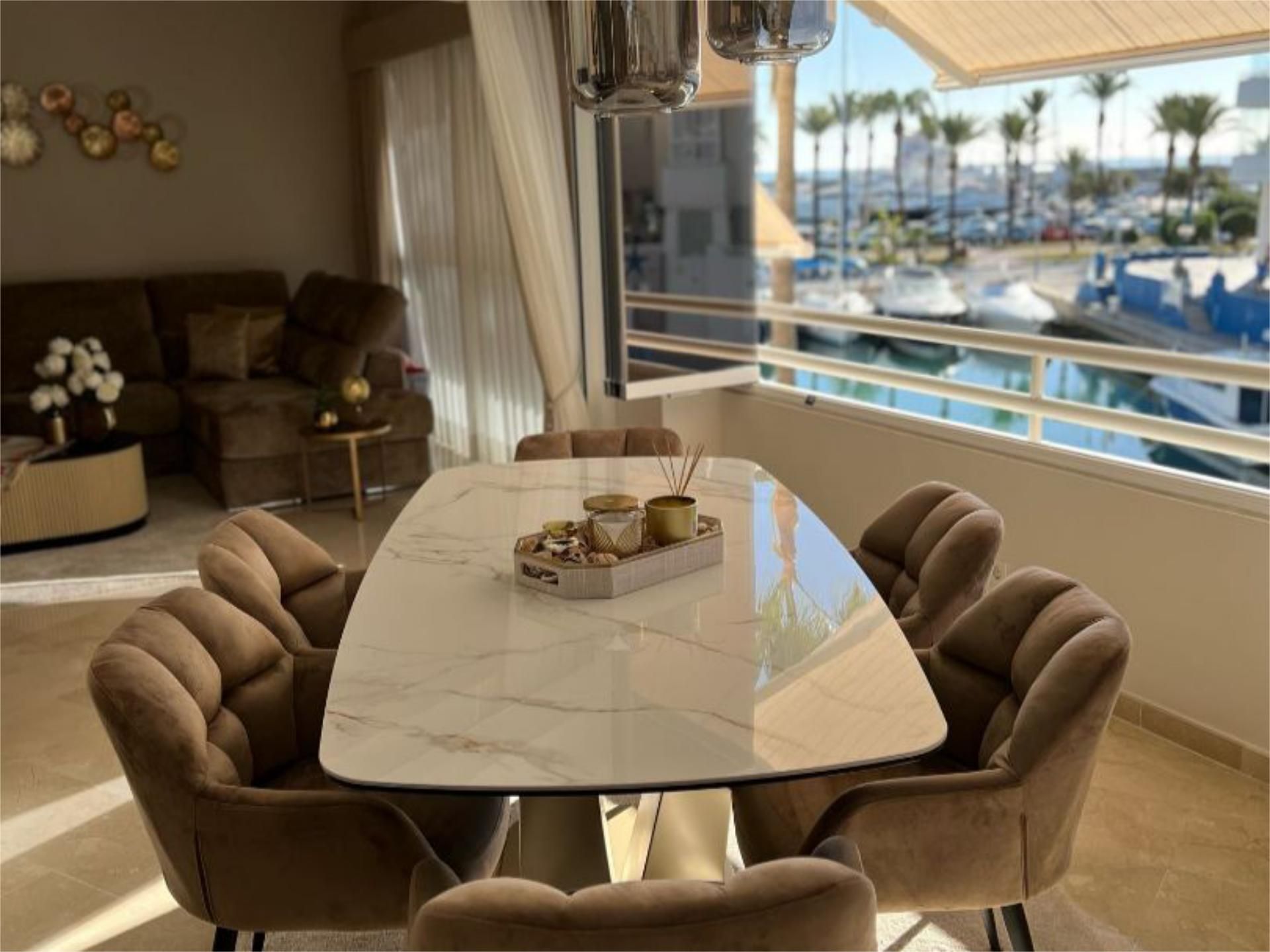 Dining room of Apartment for sale in Benalmádena  with Air Conditioner, Terrace and Swimming Pool