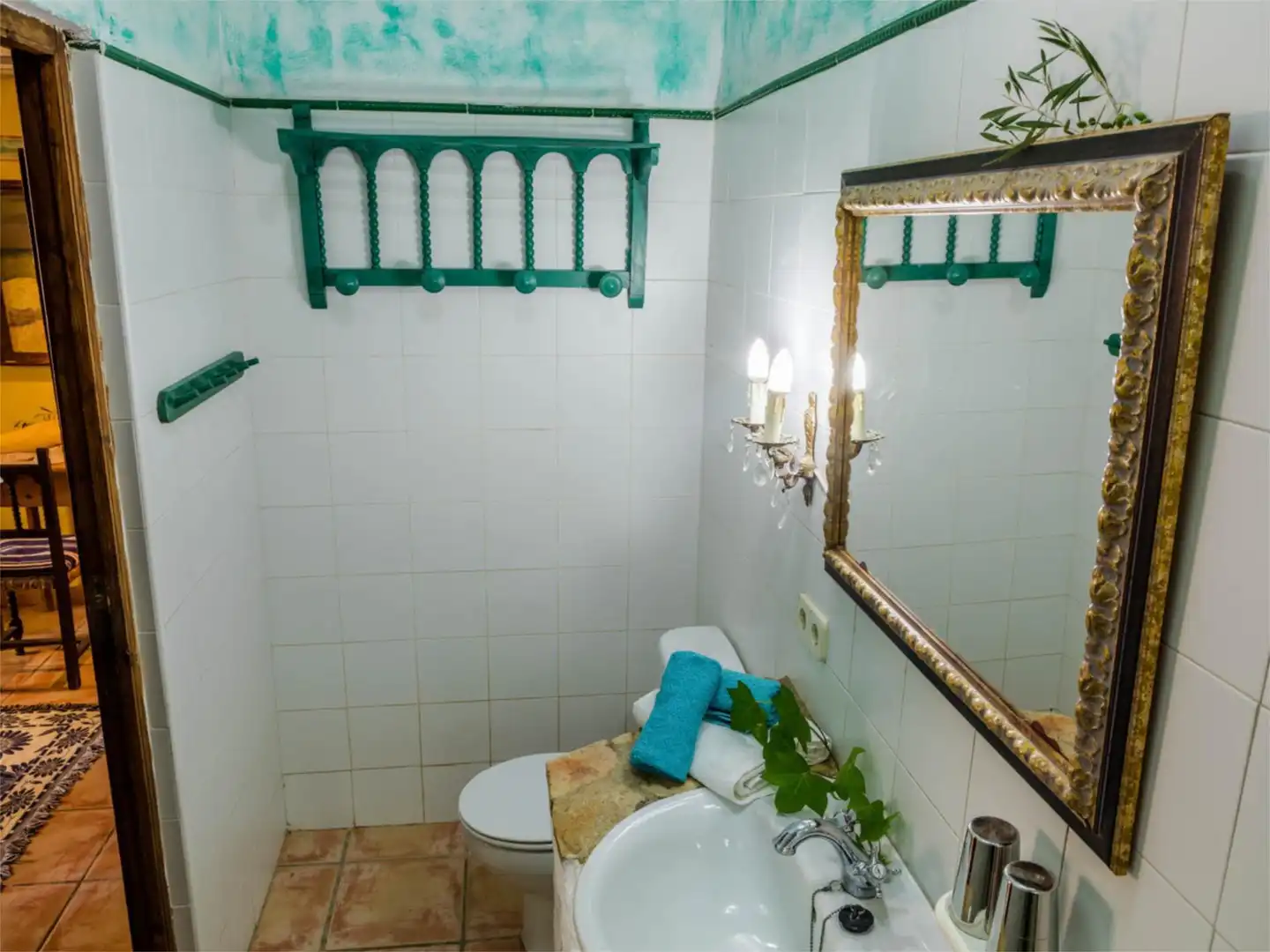 Wohnung zur Miete in Diseminado Poligono 4, 957, Sant Llorenç des Cardassar Badezimmer von Wohnung zur Miete in Sant Llorenç des Cardassar mit Klimaanlage, Privatgarten und Terrasse