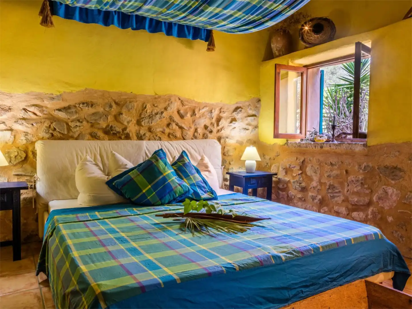 Wohnung zur Miete in Diseminado Poligono 4, 957, Sant Llorenç des Cardassar Schlafzimmer von Wohnung zur Miete in Sant Llorenç des Cardassar mit Klimaanlage, Privatgarten und Terrasse