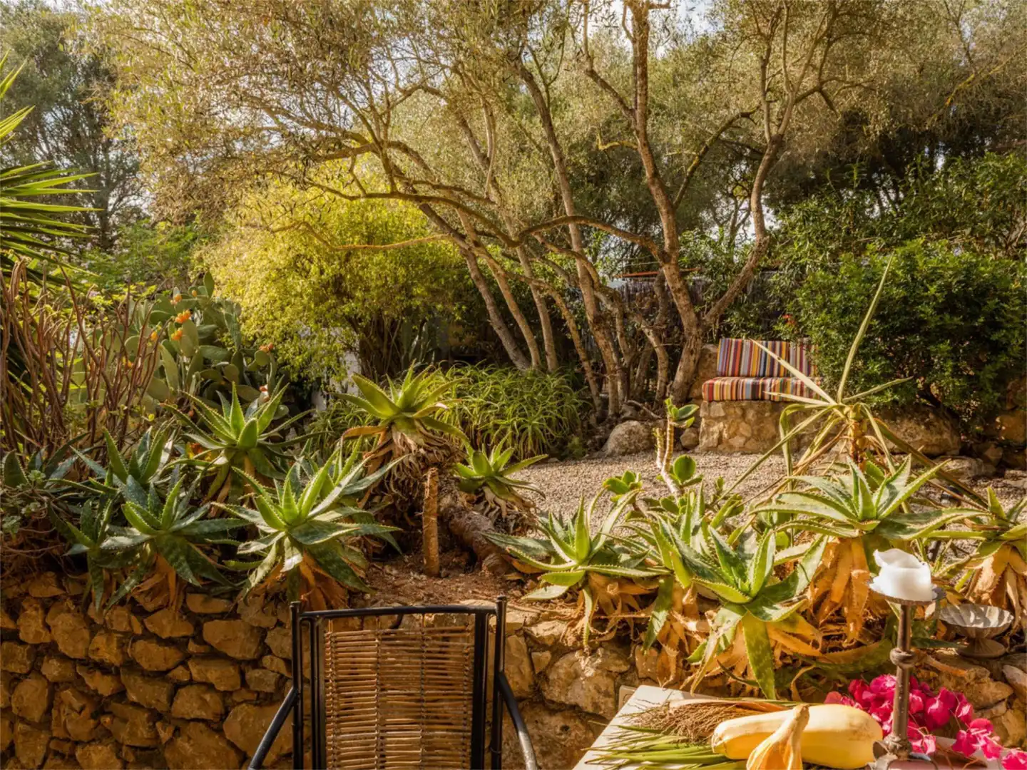 Wohnung zur Miete in Diseminado Poligono 4, 957, Sant Llorenç des Cardassar Garten von Wohnung zur Miete in Sant Llorenç des Cardassar mit Klimaanlage, Privatgarten und Terrasse