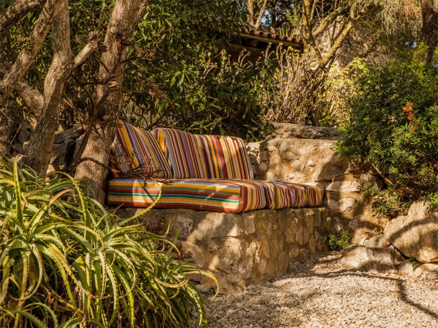 Wohnung zur Miete in Diseminado Poligono 4, 957, Sant Llorenç des Cardassar Garten von Wohnung zur Miete in Sant Llorenç des Cardassar mit Klimaanlage, Privatgarten und Terrasse