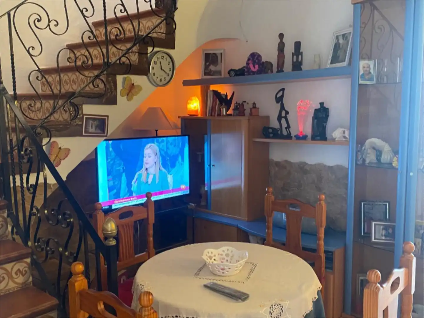 Piso en venta en Calle Puerta Ronda, 6, La Puebla de Cazalla Sala de estar de Piso en venta en La Puebla de Cazalla con Aire acondicionado, Calefacción y Terraza