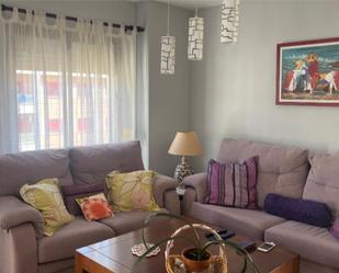 Living room of Flat to rent in  Ceuta Capital  with Parquet flooring, Furnished and Balcony