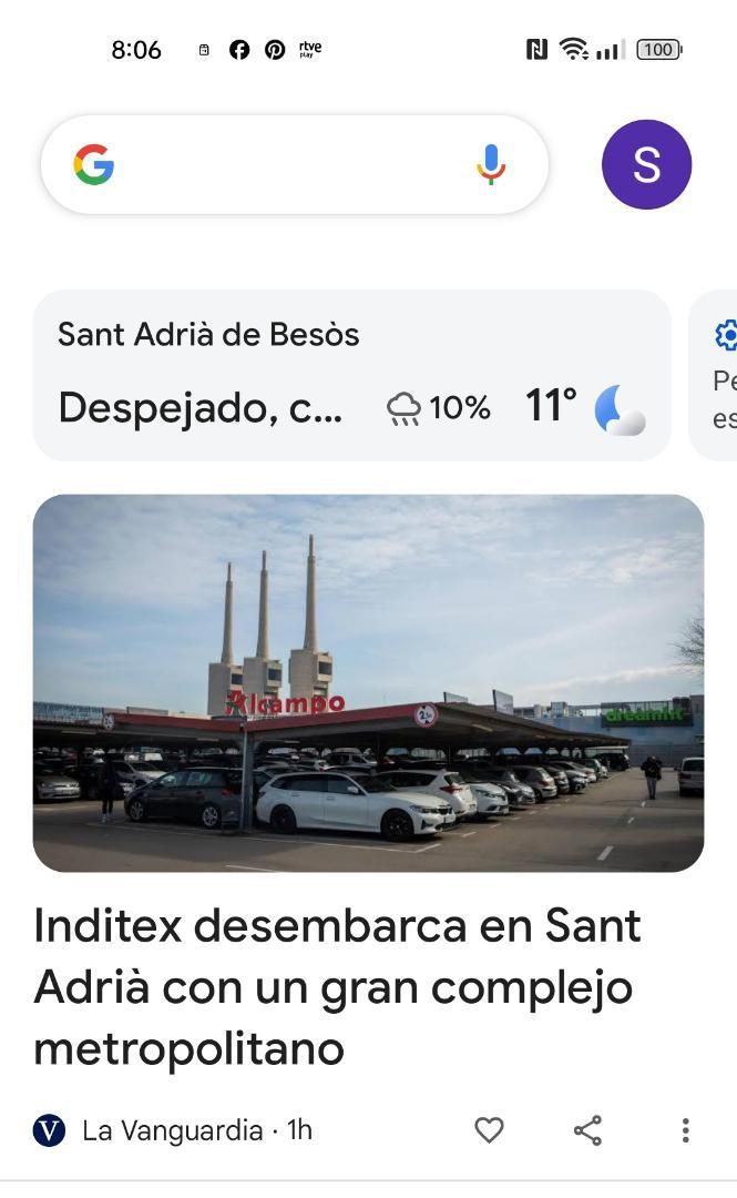 Aparcament de Local en venda en Sant Adrià de Besòs