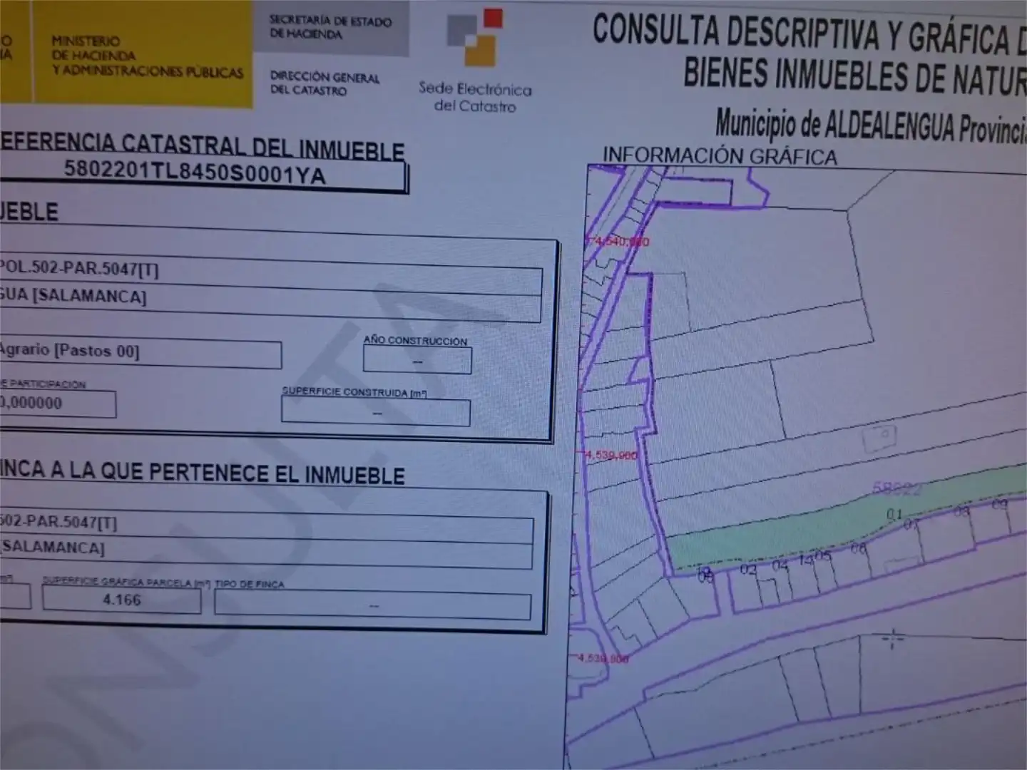 Land for sale in Aldealengua