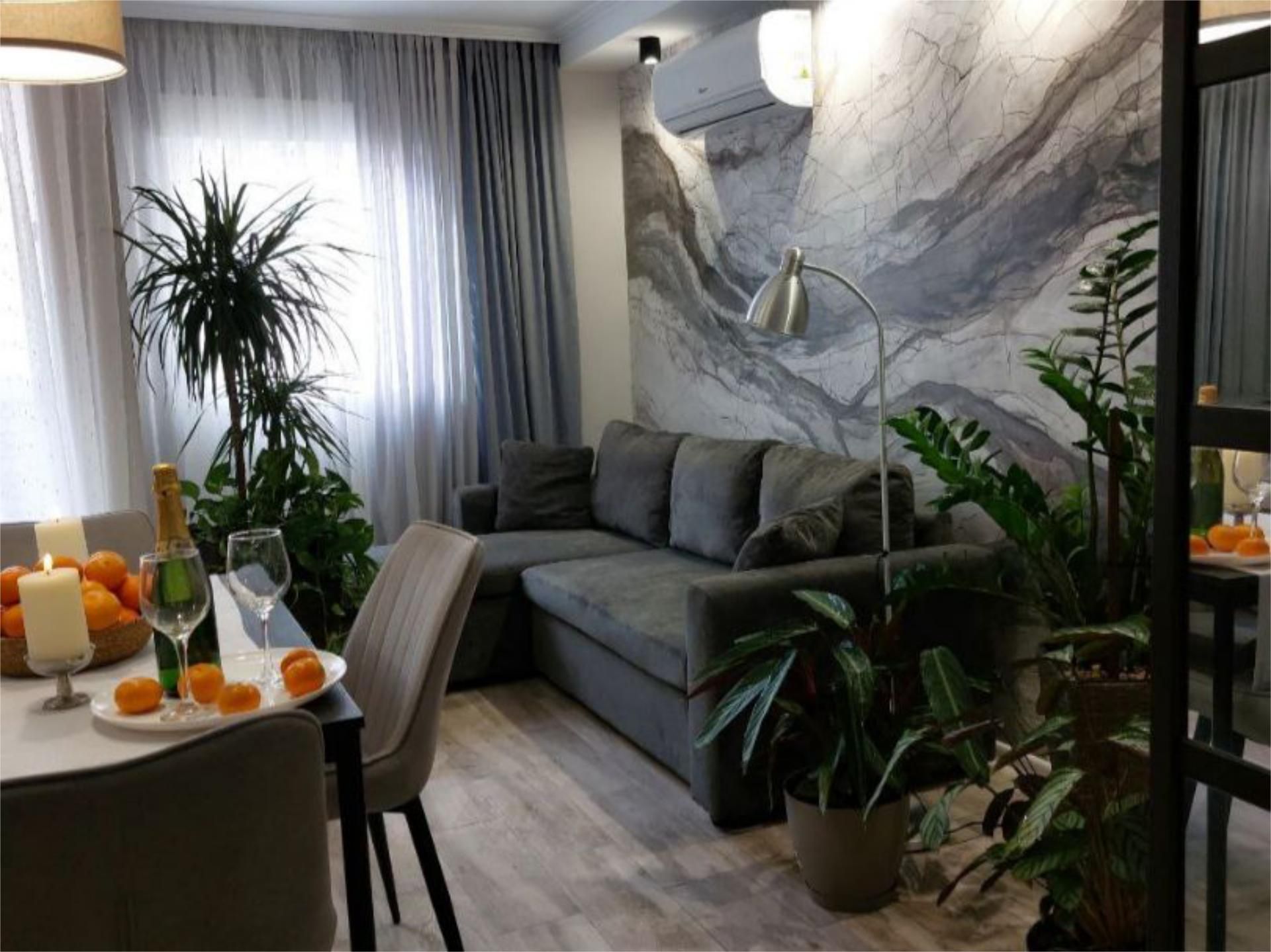 Sala d'estar de Pis en venda en Gandia amb Aire condicionat, Moblat i Balcó