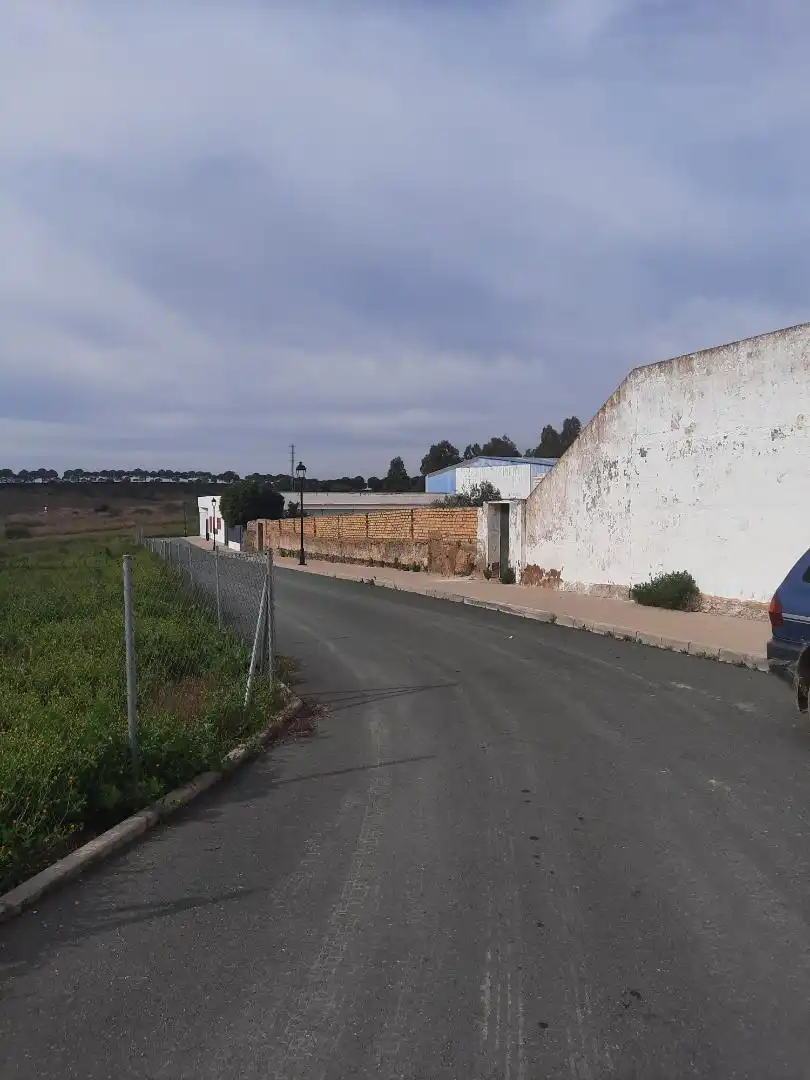 Vista exterior de Casa adosada en venta en Guillena con Balcón
