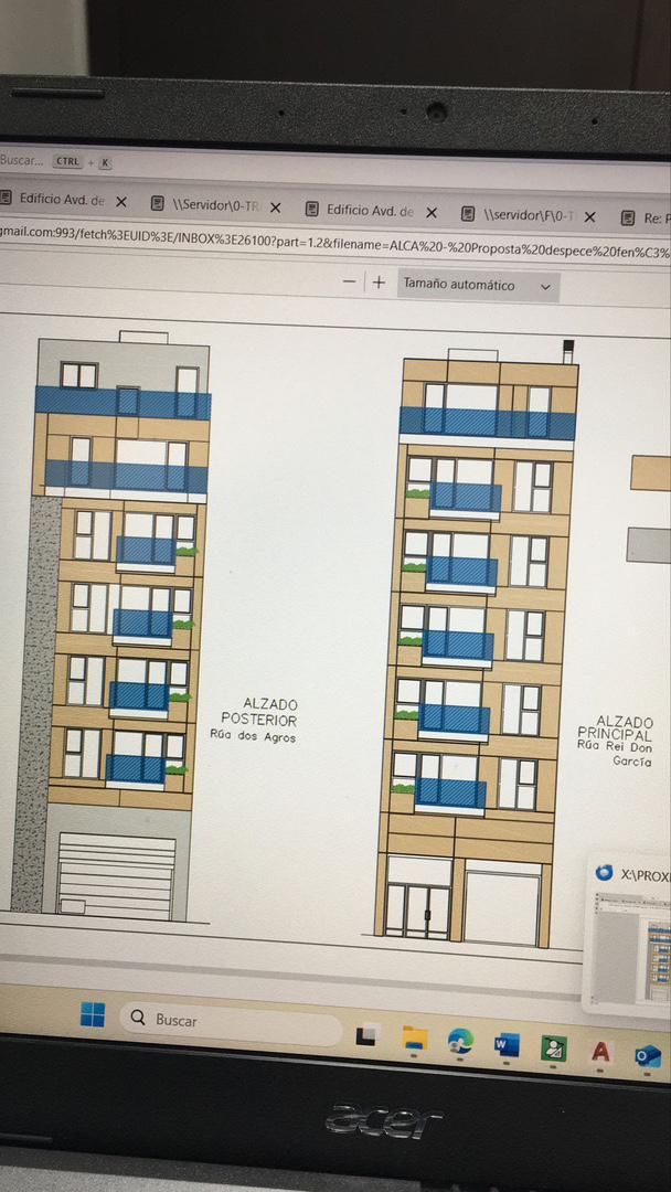 Pis en venda a Rua Rof Codina, 101, San Roque - As Fontiñas Vista exterior de Pis en venda en Lugo Capital amb Calefacció, Parquet i Terrassa