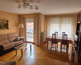 Living room of Flat to rent in  Logroño  with Heating, Parquet flooring and Terrace