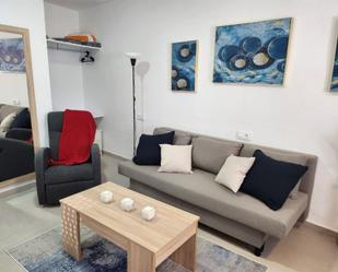 Sala d'estar de Loft de lloguer en Conil de la Frontera amb Aire condicionat i Terrassa