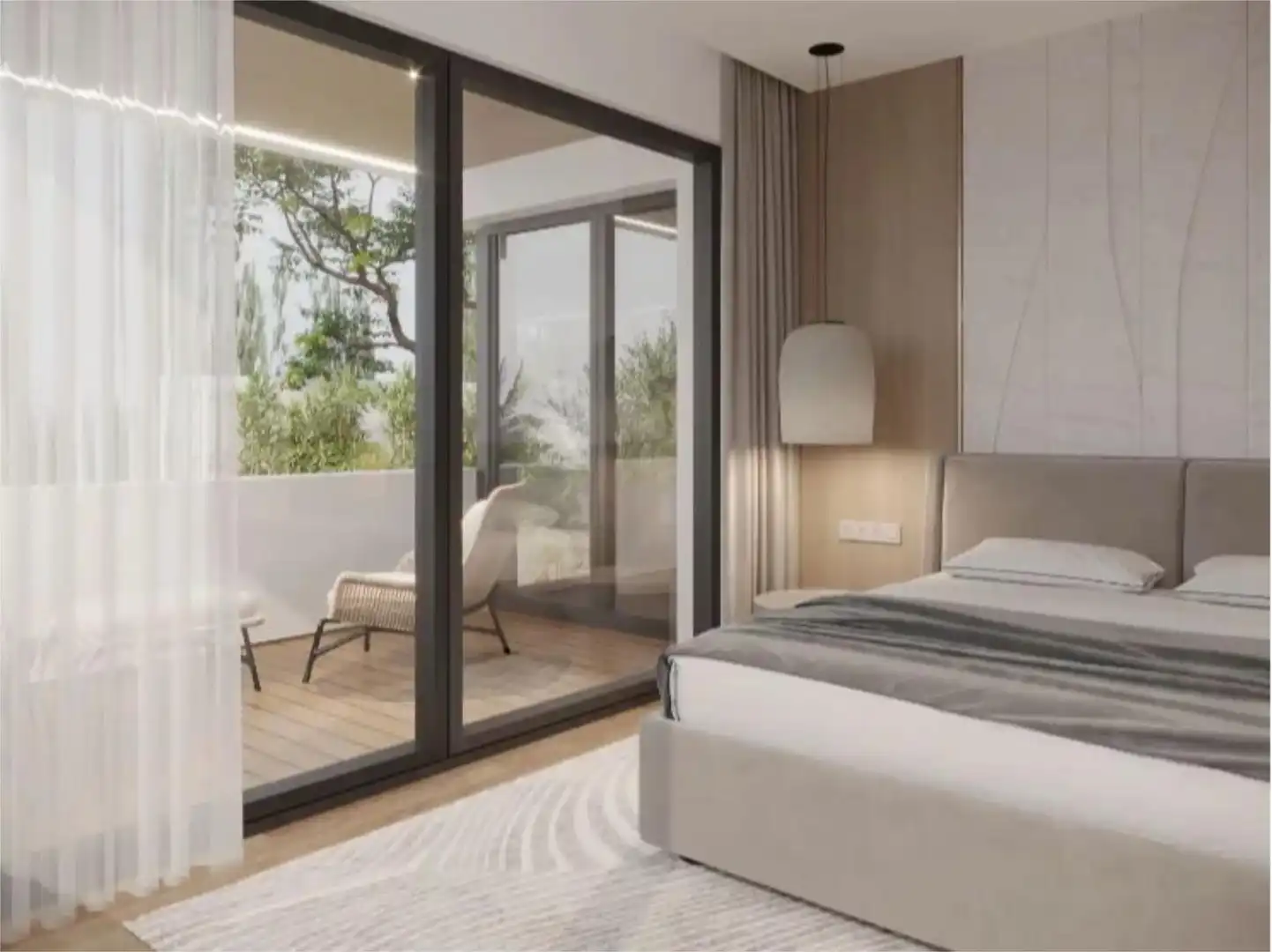 Einfamilien-Reihenhaus zum Verkauf in Avinguda de Bellamar, 41, Bellamar Schlafzimmer von Einfamilien-Reihenhaus zum Verkauf in Castelldefels mit Klimaanlage, Heizung und Privatgarten