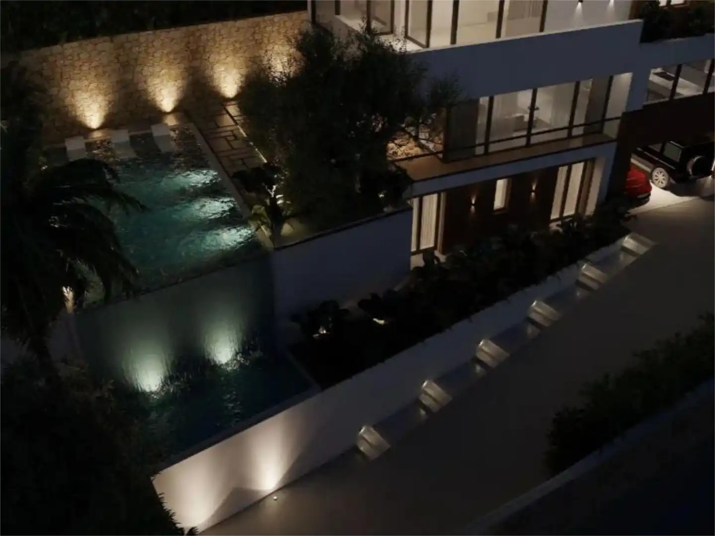 Einfamilien-Reihenhaus zum Verkauf in Avinguda de Bellamar, 41, Bellamar Schwimmbecken von Einfamilien-Reihenhaus zum Verkauf in Castelldefels mit Klimaanlage, Heizung und Privatgarten