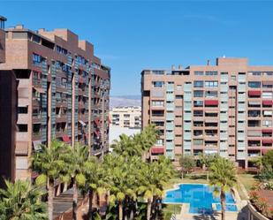 Exterior view of Flat to rent in Alicante / Alacant  with Air Conditioner, Swimming Pool and Balcony