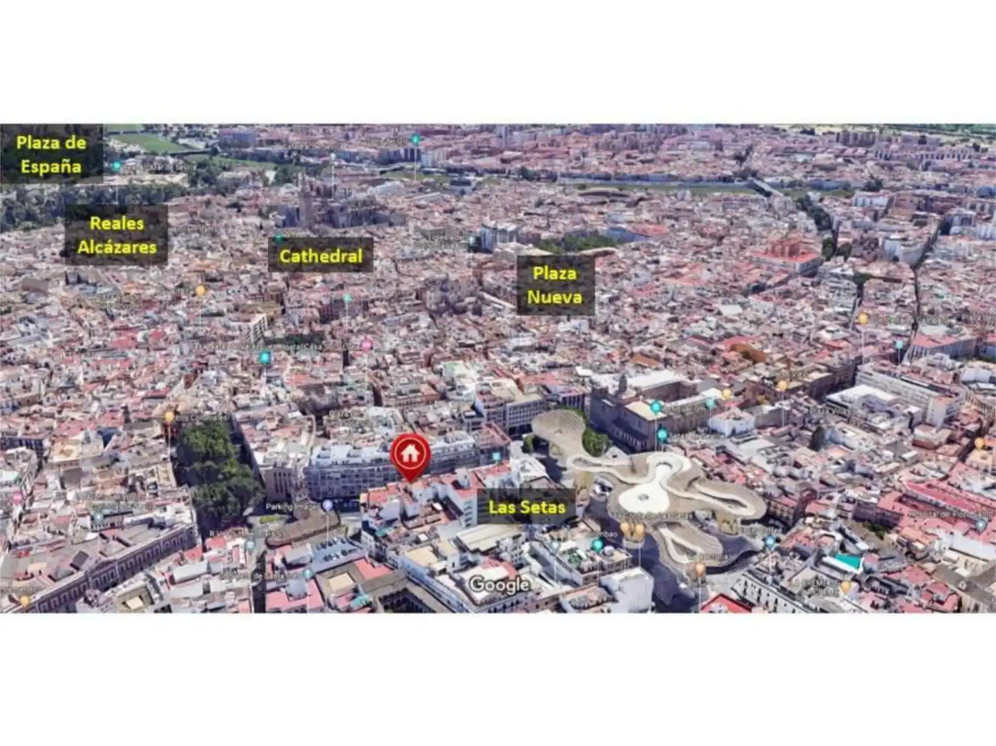 Flat for sale in Calle Alcázares, Encarnación - Regina Exterior view of Flat for sale in Sevilla with Air Conditioner, Heating and Terrace
