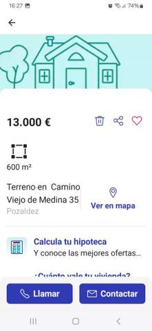 Terreno en Venta en Camino Viejo de Medina, 35 en Pozaldez