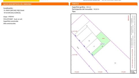 Grundstücke zum Verkauf in Calle Raso, 12, Arcas del Villar, Cuenca - Bild 3 Foto 3 von Grundstücke zum Verkauf in Calle Raso, 12, Arcas del Villar, Cuenca