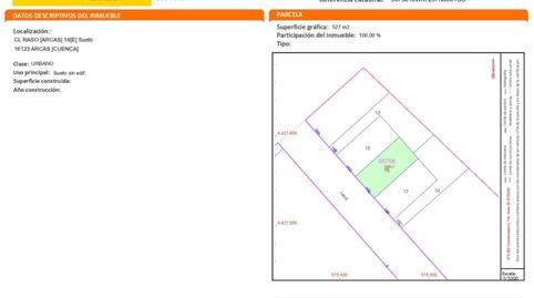 Grundstücke zum Verkauf in Calle Raso, 12, Arcas del Villar, Cuenca - Bild 2 Foto 2 von Grundstücke zum Verkauf in Calle Raso, 12, Arcas del Villar, Cuenca