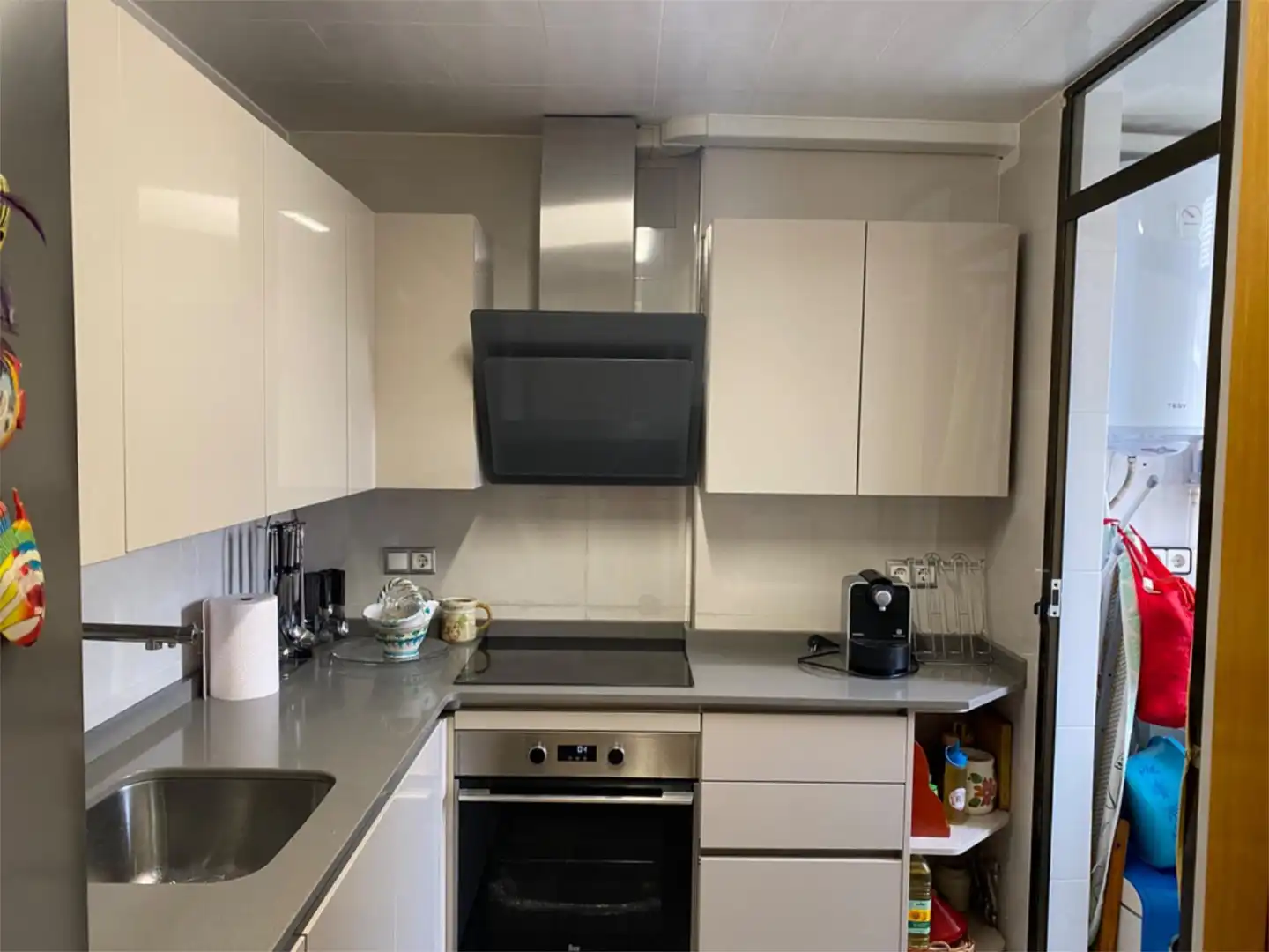 Kitchen of Flat for rent in Dénia  with Air Conditioner, Heating and Terrace