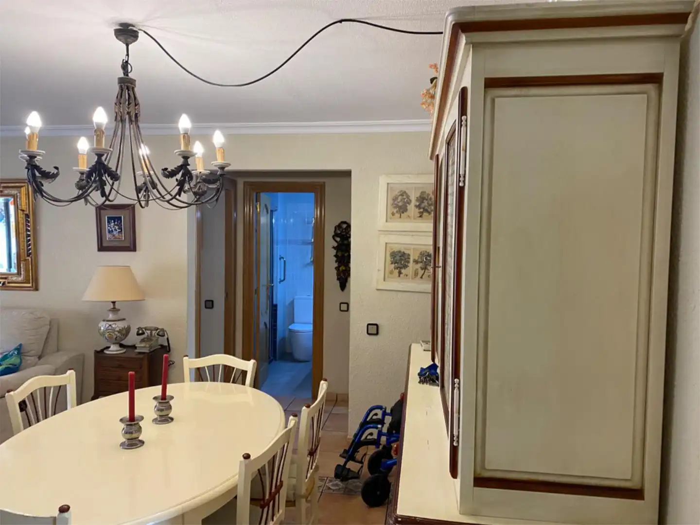 Dining room of Flat for rent in Dénia  with Air Conditioner, Heating and Terrace