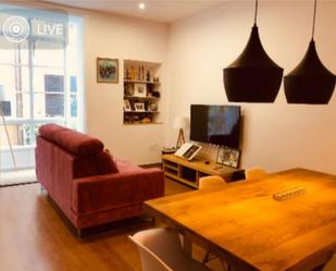 Living room of Flat to rent in  Palma de Mallorca  with Air Conditioner, Heating and Parquet flooring