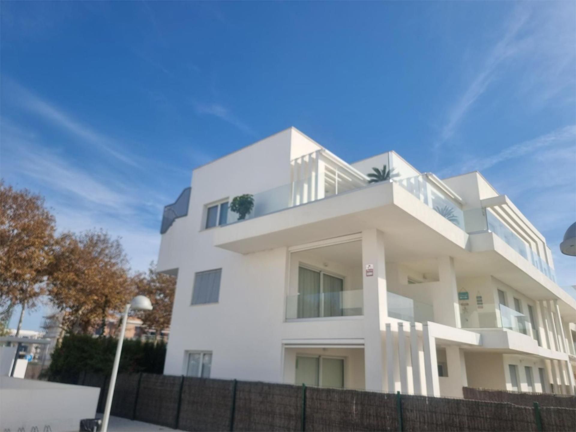 Exterior view of Flat for sale in Chipiona  with Air Conditioner, Terrace and Swimming Pool