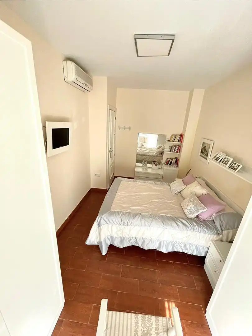 Schlafzimmer von Wohnung zum Verkauf in Calamonte mit Klimaanlage, Parkett und Terrasse