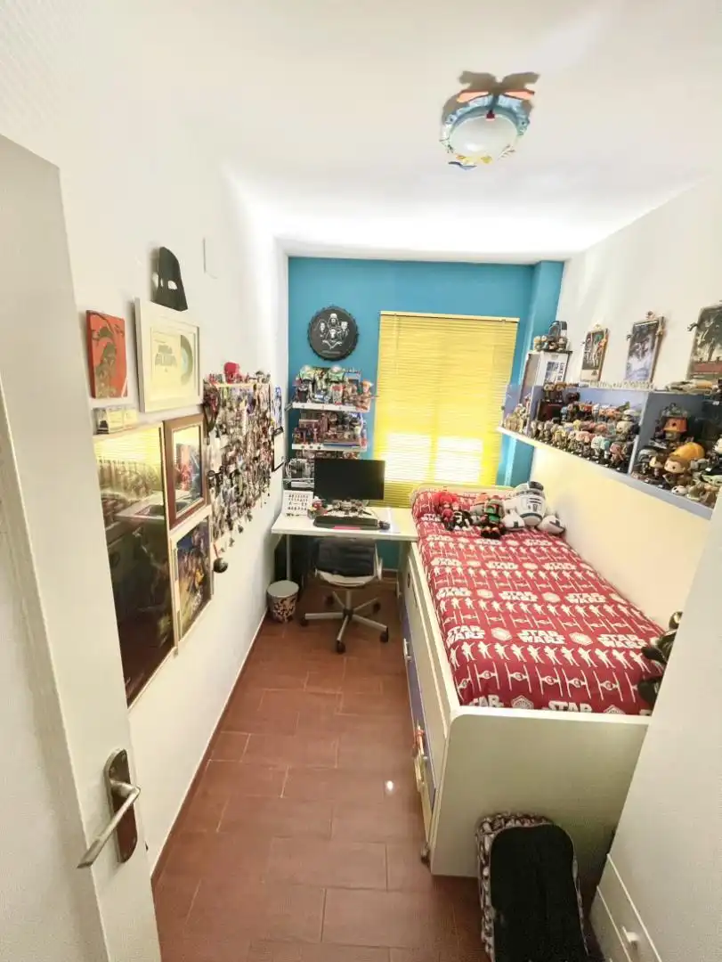 Schlafzimmer von Wohnung zum Verkauf in Calamonte mit Klimaanlage, Parkett und Terrasse