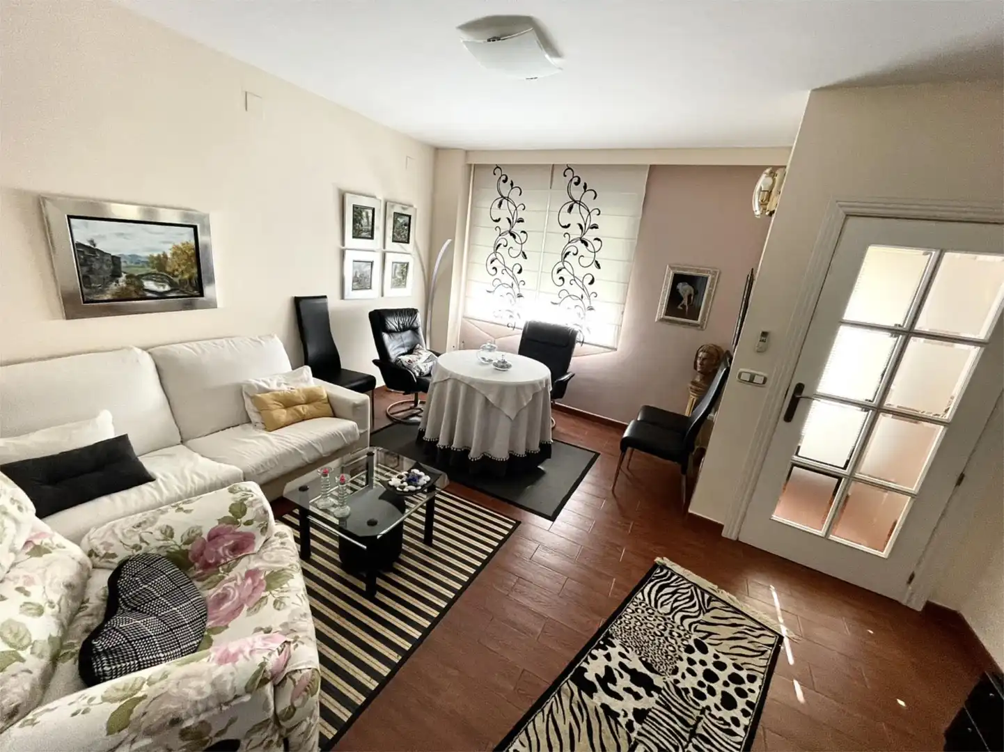 Wohnzimmer von Wohnung zum Verkauf in Calamonte mit Klimaanlage, Parkett und Terrasse