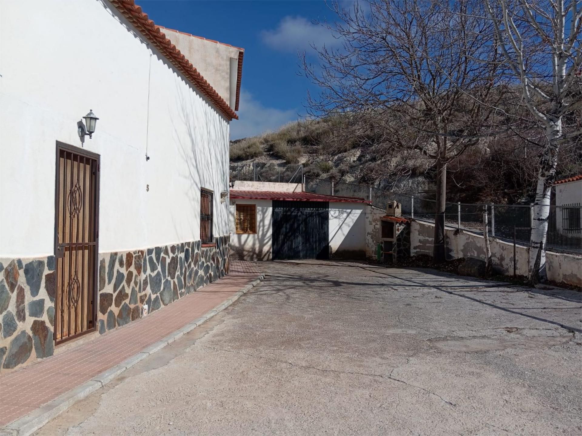 Vista exterior de Casa o xalet en venda en Castilléjar amb Jardí privat, Terrassa i Traster