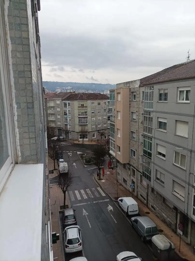 Vista exterior de Piso en venta en Ourense Capital  con Calefacción, Trastero y Amueblado