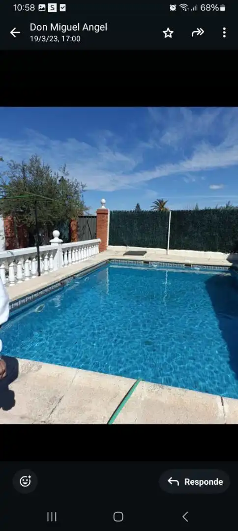 Piscina de Finca rústica en venda en Escalona amb Calefacció, Jardí privat i Terrassa