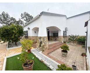 Exterior view of House or chalet for sale in Los Santos de Maimona  with Air Conditioner, Heating and Private garden