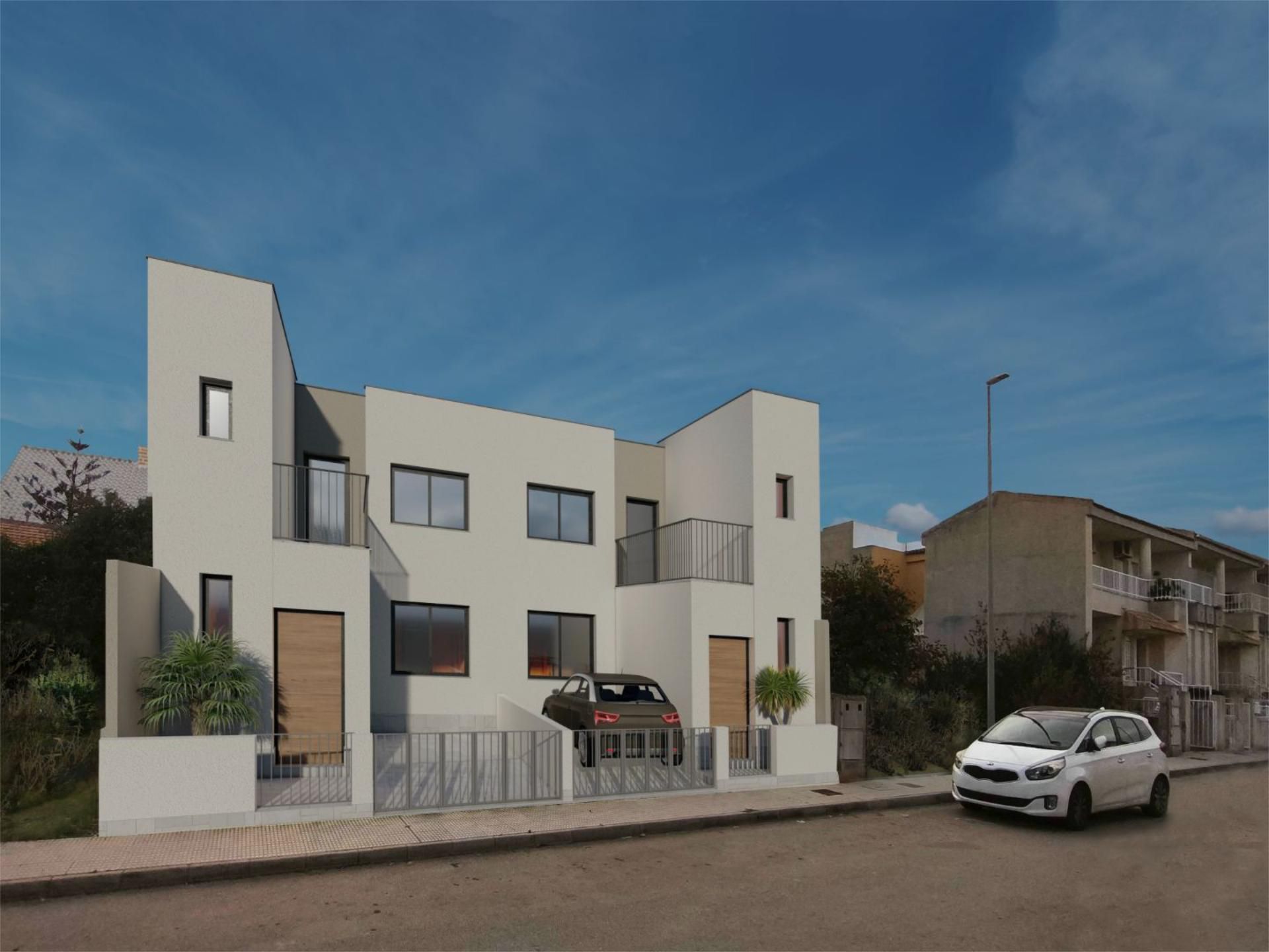 Vista exterior de Dúplex en venda en Cartagena amb Parquet, Terrassa i Balcó