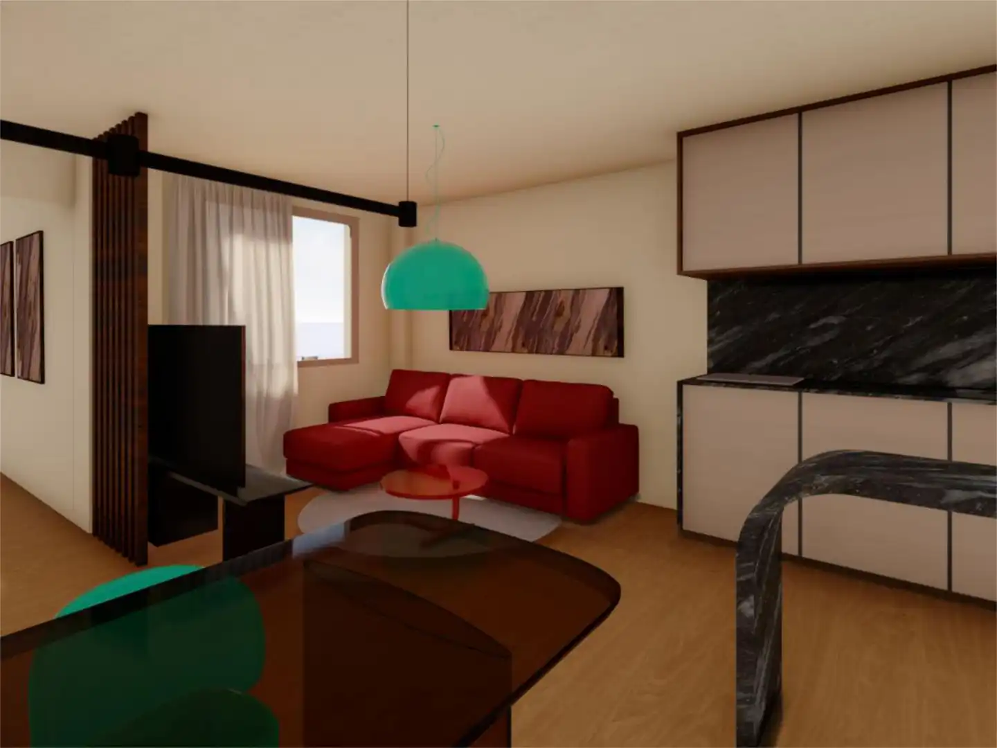 Dúplex en venta en Carretera a Mazarrón, 170, La Magdalena - Molinos Marfagones Sala de estar de Dúplex en venta en Cartagena con Parquet, Terraza y Balcón