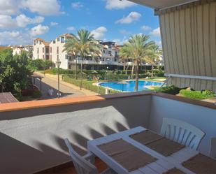 Terrace of Apartment to rent in Vera  with Air Conditioner, Terrace and Swimming Pool
