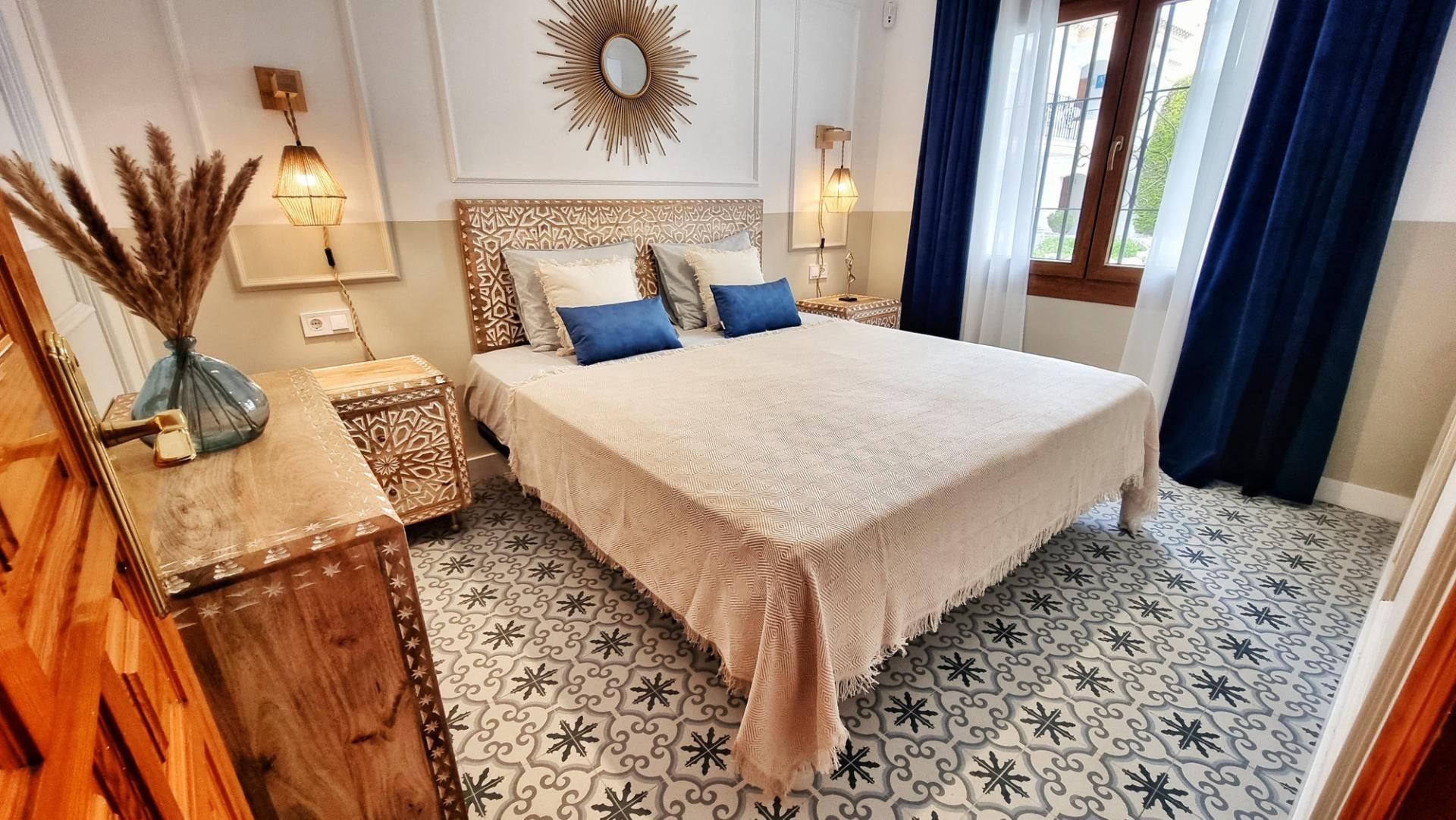 Bedroom of Apartment for sale in Vera  with Air Conditioner, Private garden and Parquet flooring