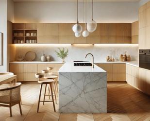 Kitchen of Flat for sale in  Madrid Capital  with Terrace and Balcony