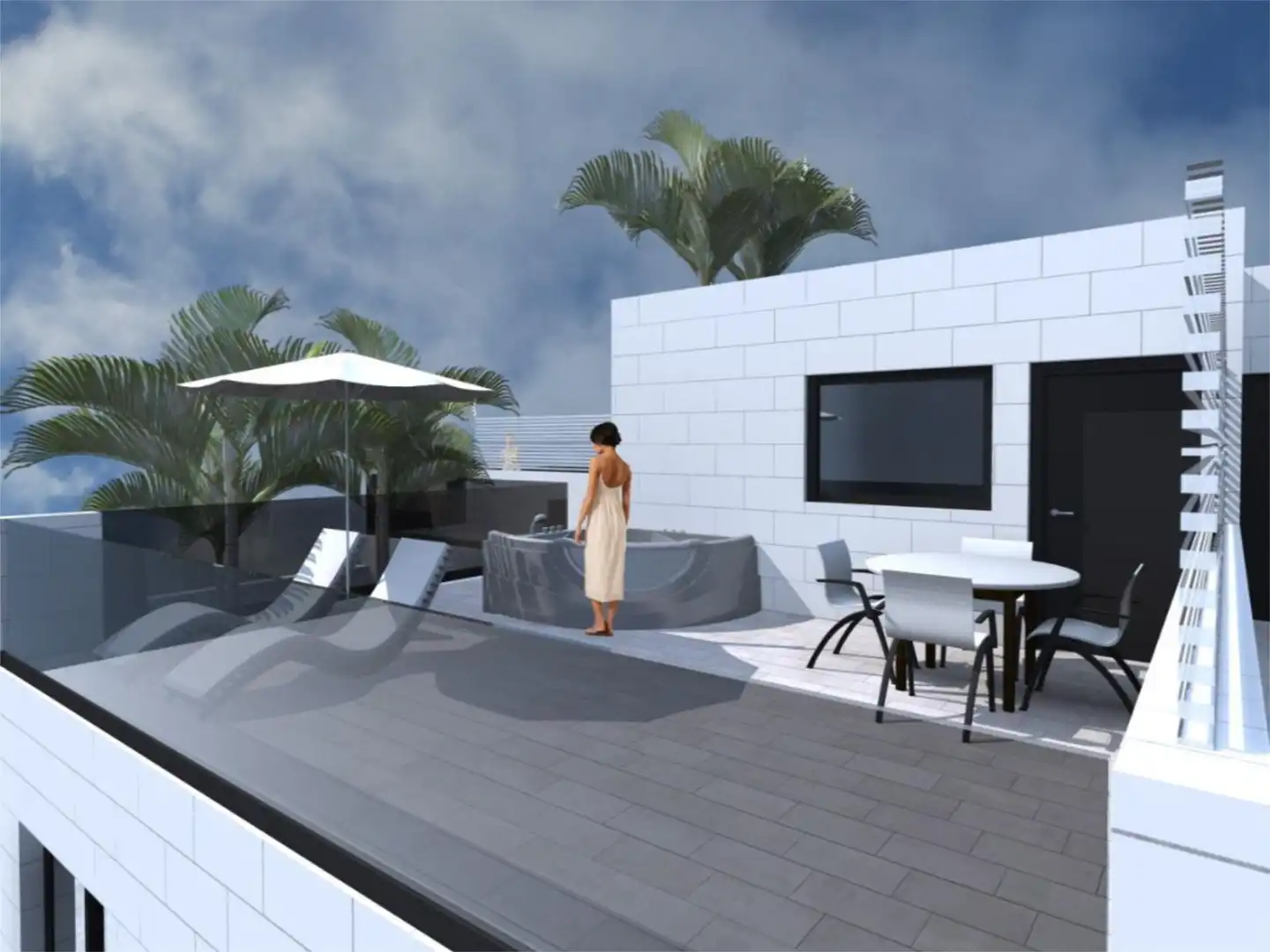 Wohnung zum Verkauf in Calle Francisca Franquis Gonzalez, 72, El Cotillo Terrasse von Wohnung zum Verkauf in La Oliva mit Terrasse, Abstellraum und Gemeinschaftsparkplatz