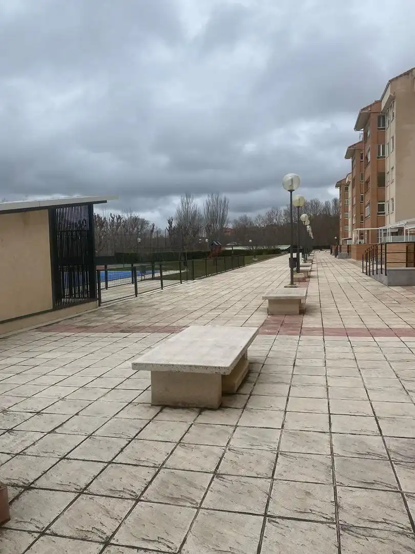 Terrasse von Wohnung zum Verkauf in Ávila mit Heizung, Abstellraum und Schwimmbad