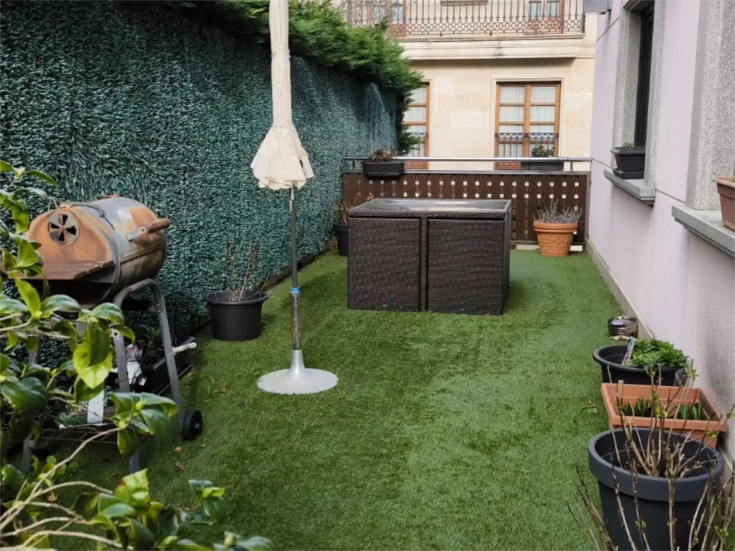 Terrassa de Casa o xalet en venda en Lugo amb Aire condicionat, Calefacció i Jardí privat
