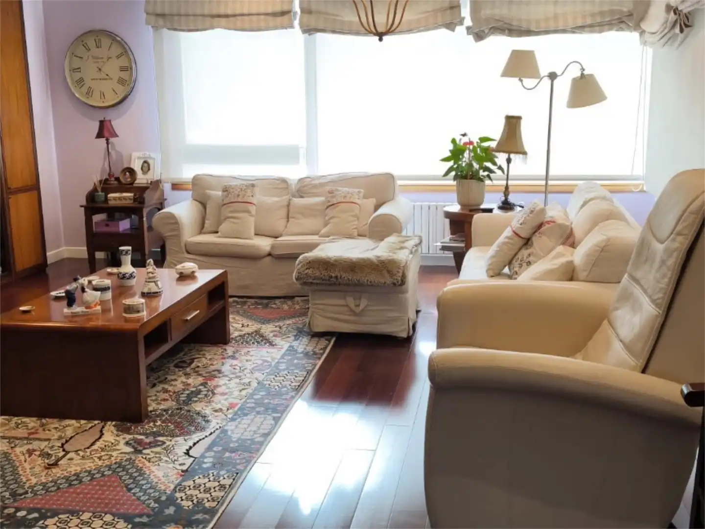 Sala d'estar de Casa o xalet en venda en Lugo amb Aire condicionat, Calefacció i Jardí privat