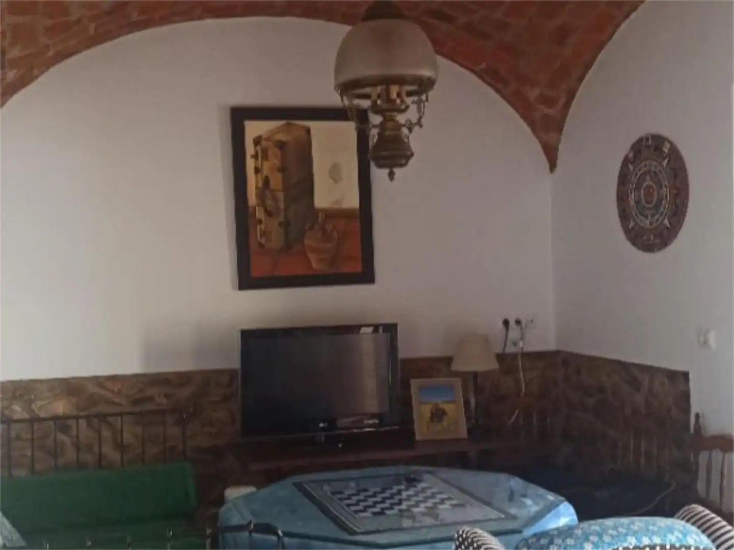 Casa adosada en venta en Calle Moreno Nogales, 24, Navalvillar de Pela Sala de estar de Casa adosada en venta en Navalvillar de Pela con Aire acondicionado, Calefacción y Jardín privado