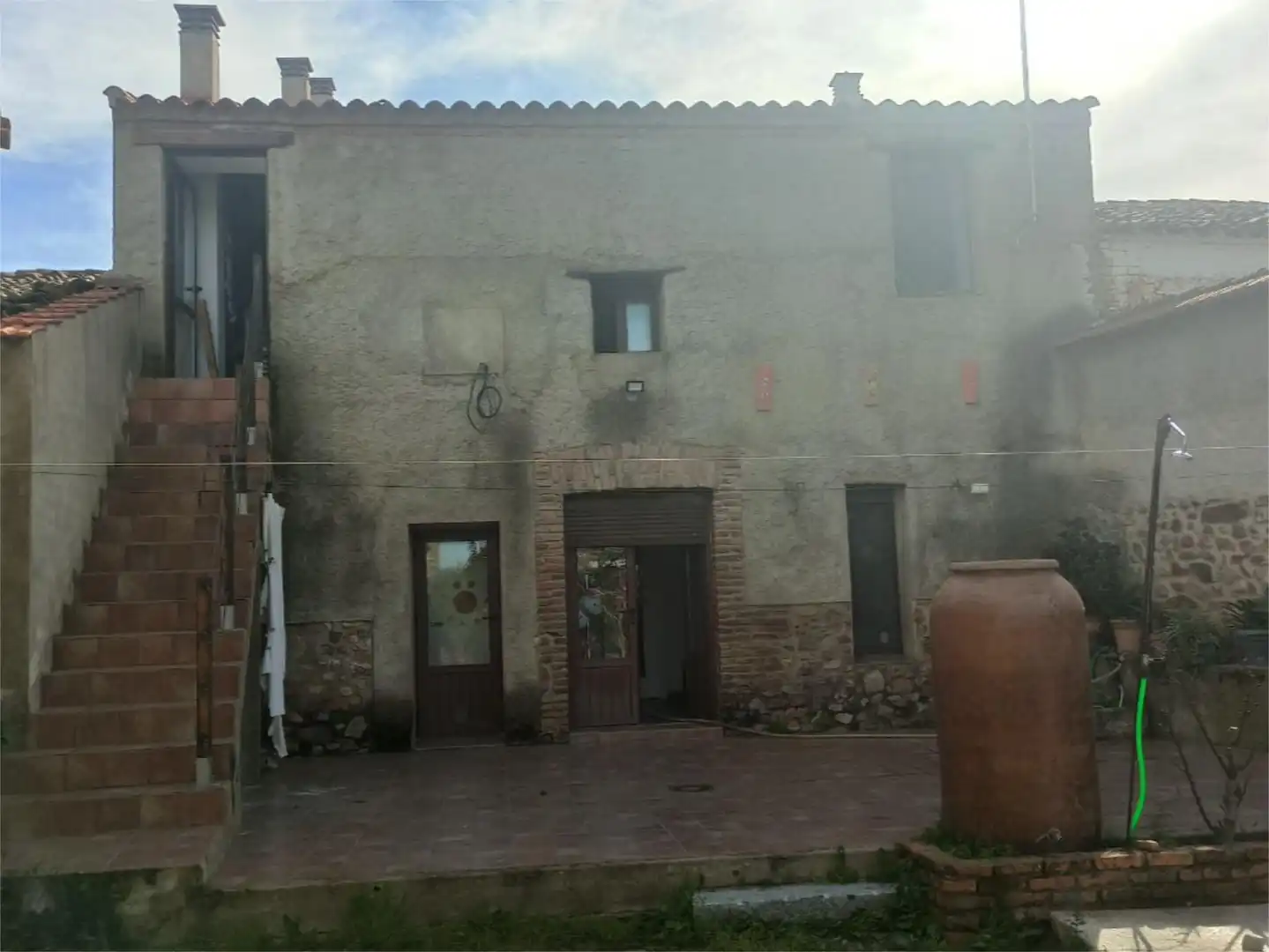 Casa adosada en venta en Calle Moreno Nogales, 24, Navalvillar de Pela Vista exterior de Casa adosada en venta en Navalvillar de Pela con Aire acondicionado, Calefacción y Jardín privado