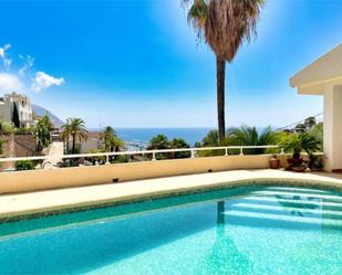 Vista exterior de Casa o xalet de lloguer en Altea amb Aire condicionat, Terrassa i Piscina